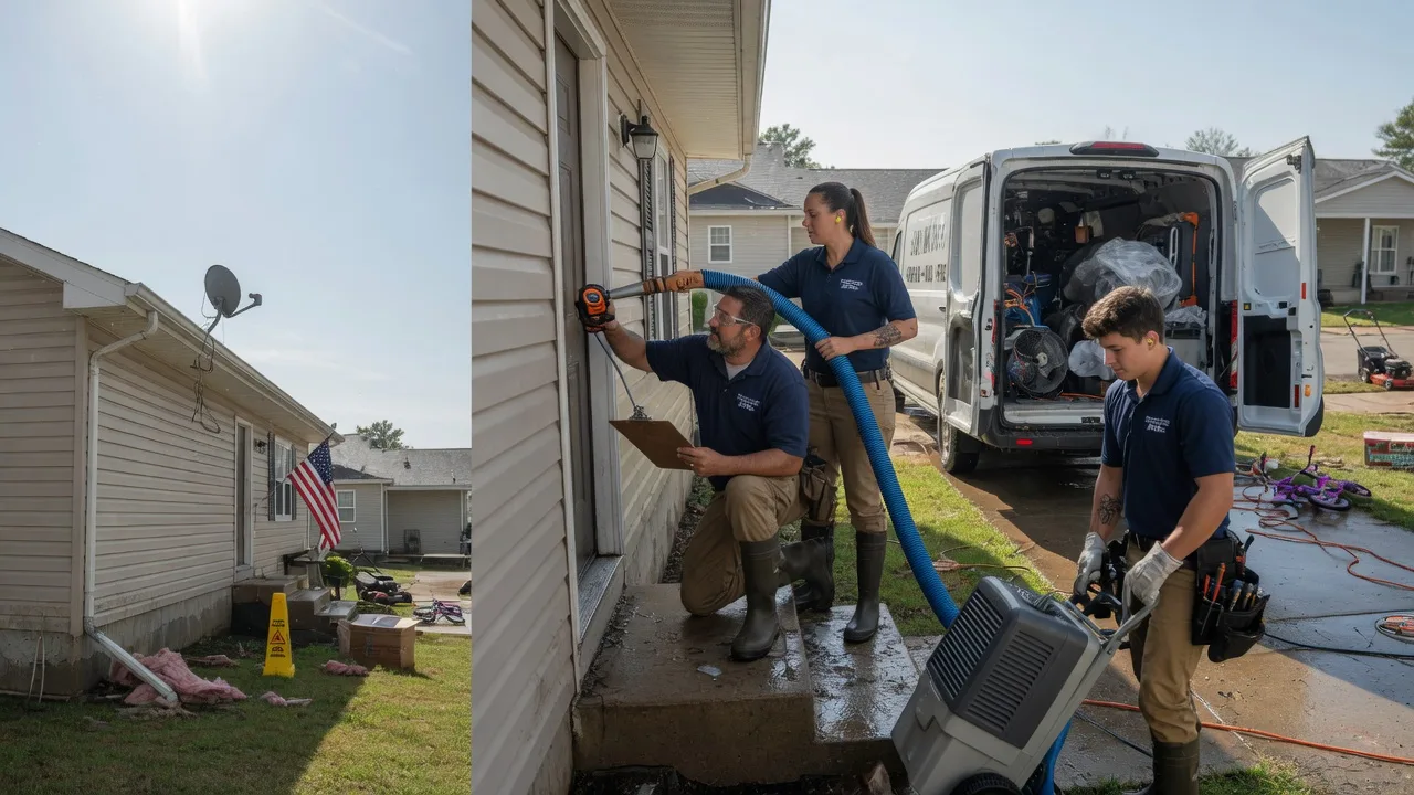 Ceiling Water Damage Restoration in Staunton, VA near me